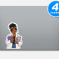 Black Women In Stem Stickers Vinyl Stickers