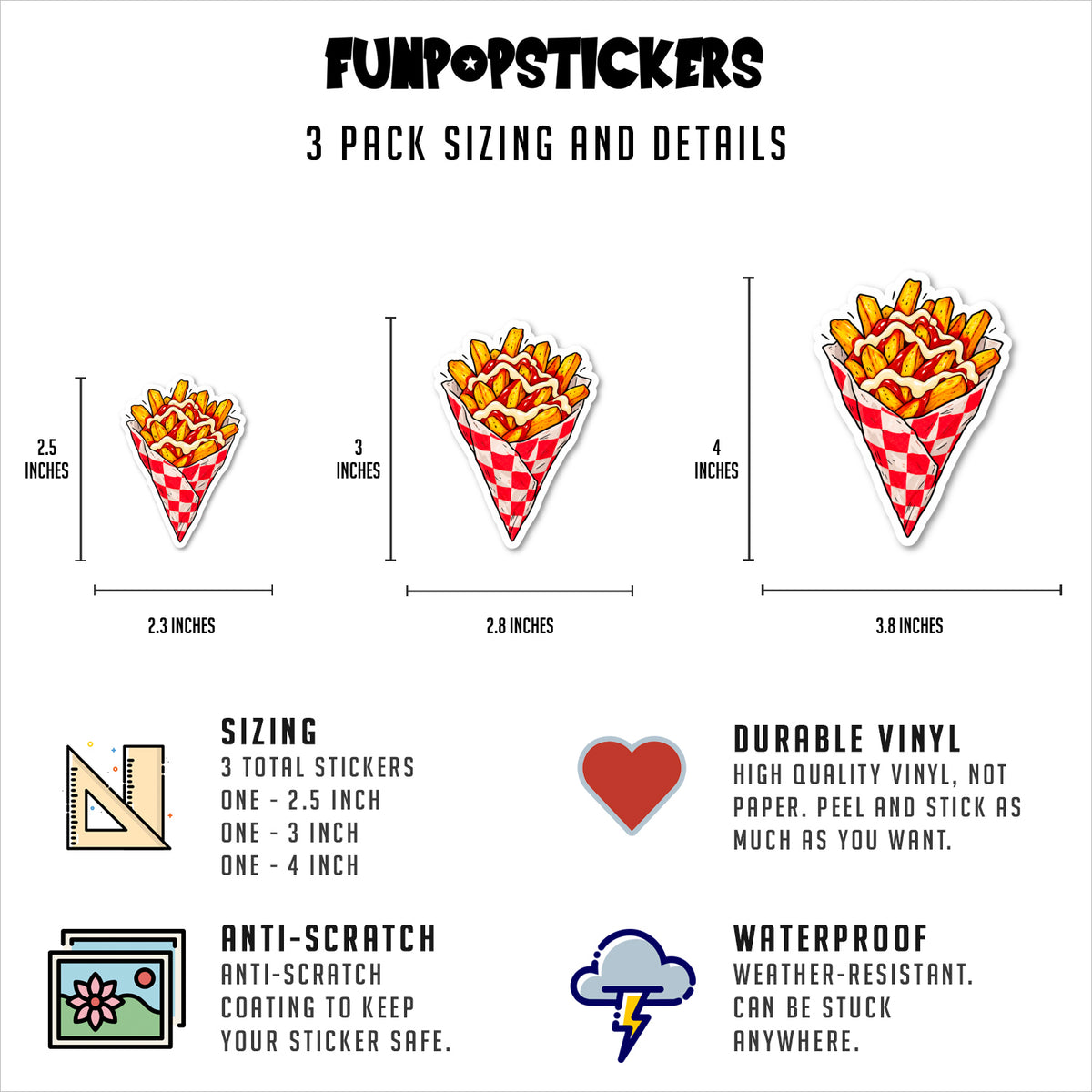 Street Food Vinyl Stickers