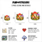 Cute Mushroom Forest Stickers Vinyl Stickers
