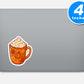 Fall Coffee Vinyl Stickers
