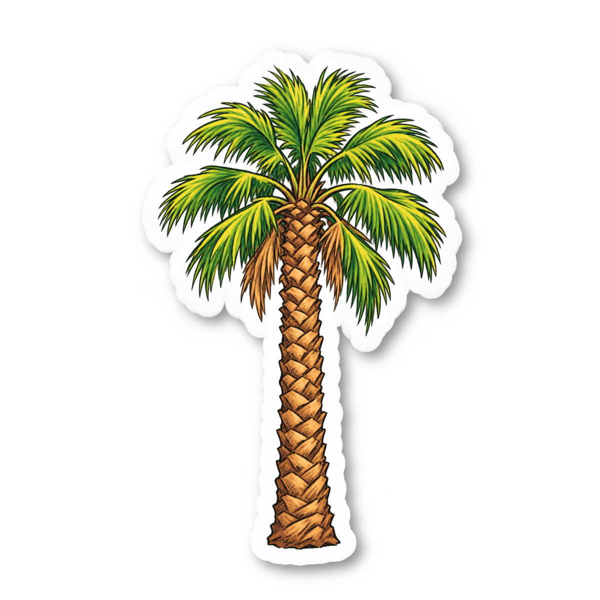 California Palm Tree Vinyl Sticker