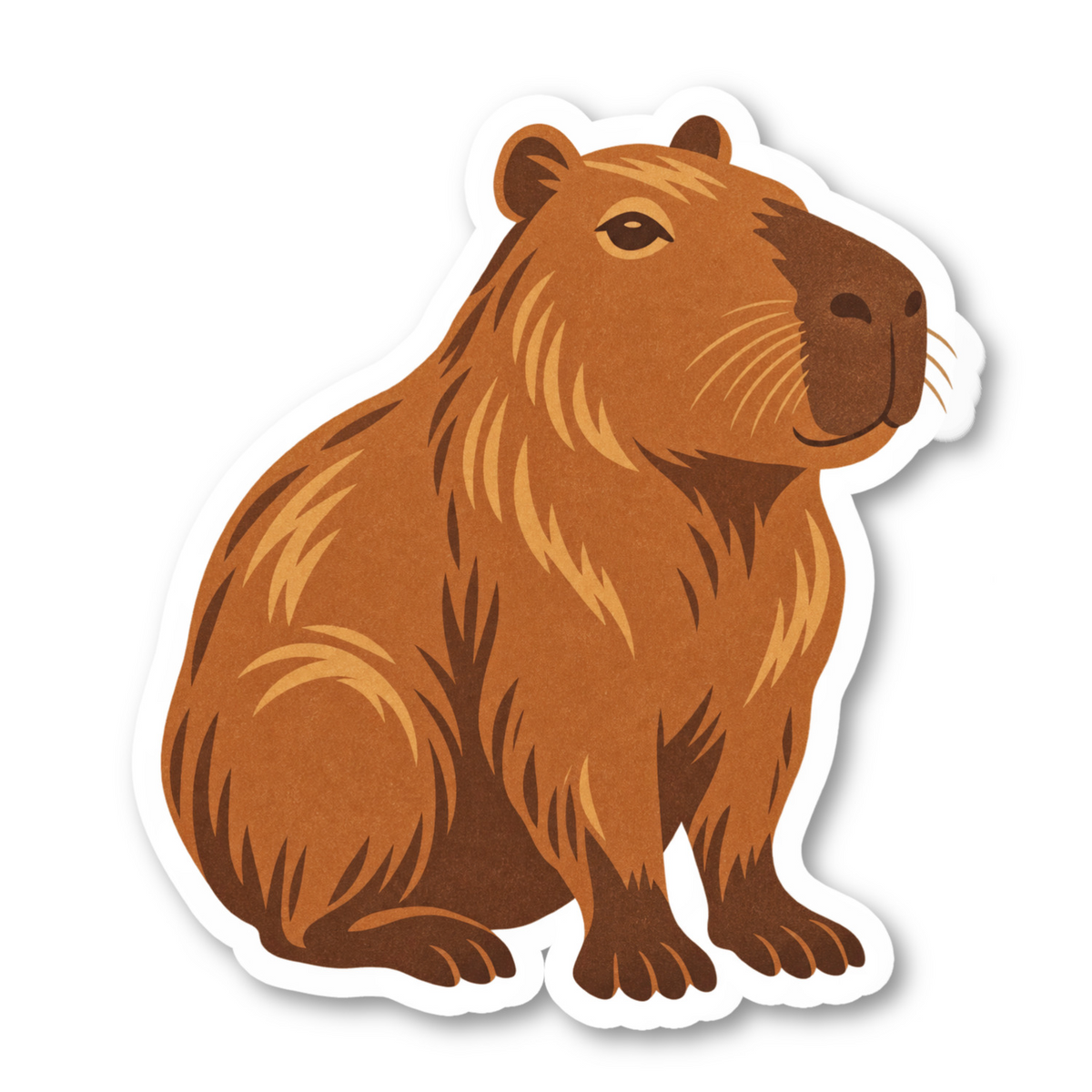 Capybara Stickers Vinyl Sticker