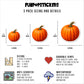 Pumpkin Style Vinyl Stickers