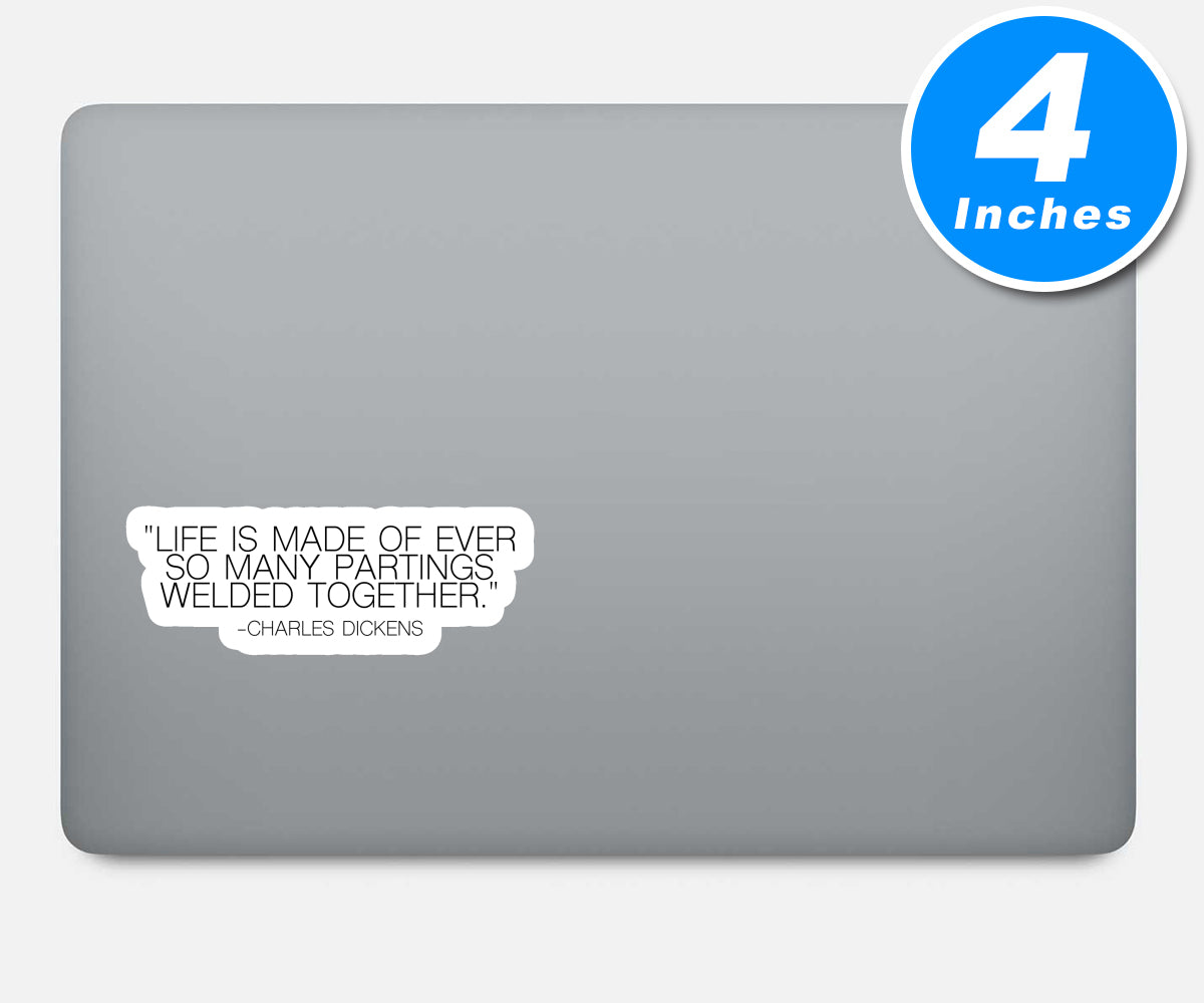 Charles Dickens Vinyl Stickers