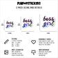 Boss Girl Vinyl Stickers