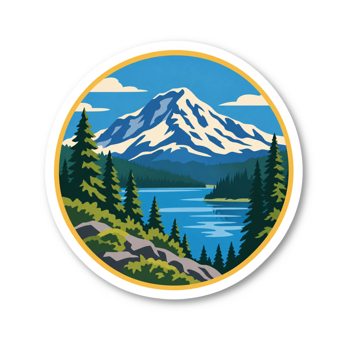 National Park Travel Stickers Vinyl Sticker