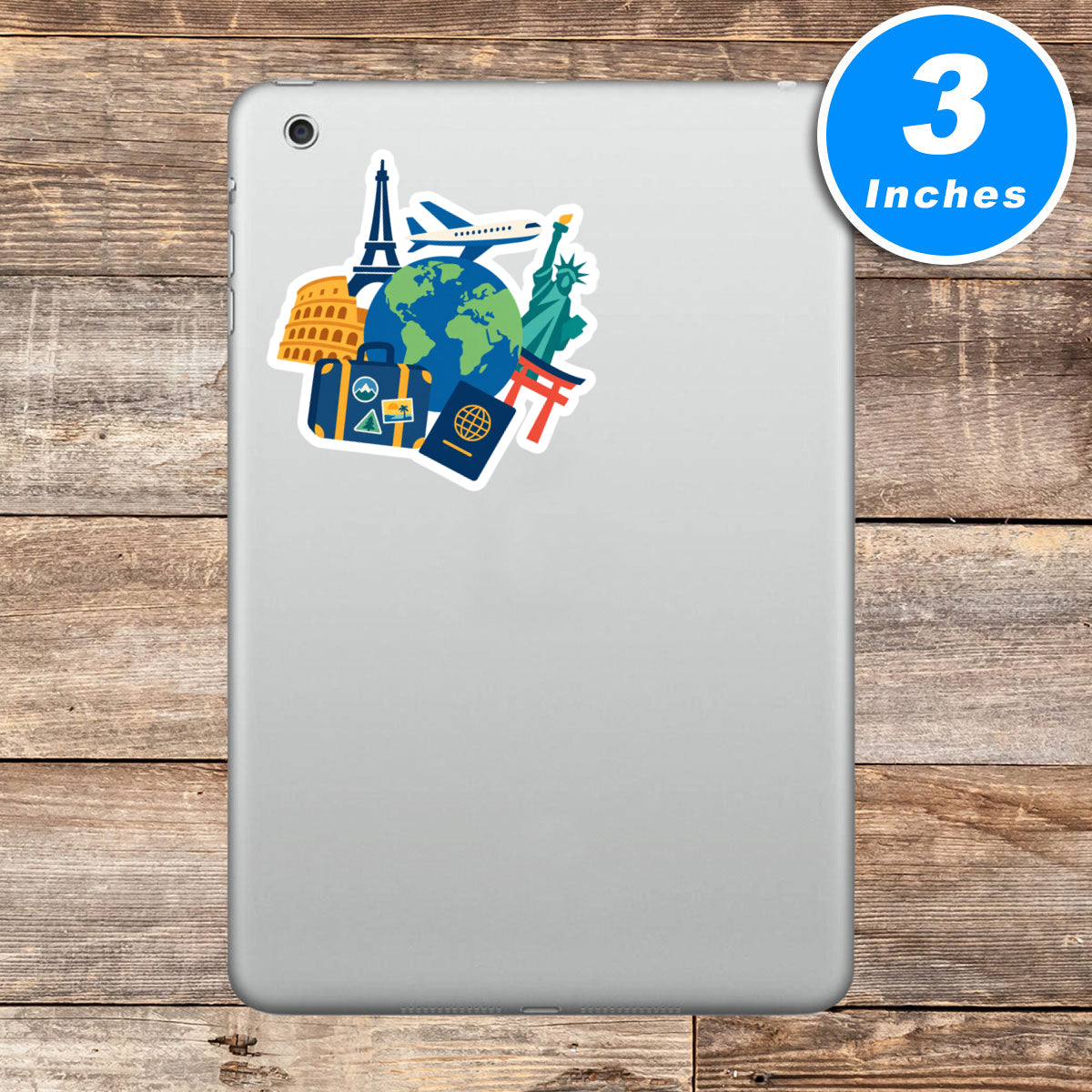 World Travel Stickers Vinyl Stickers