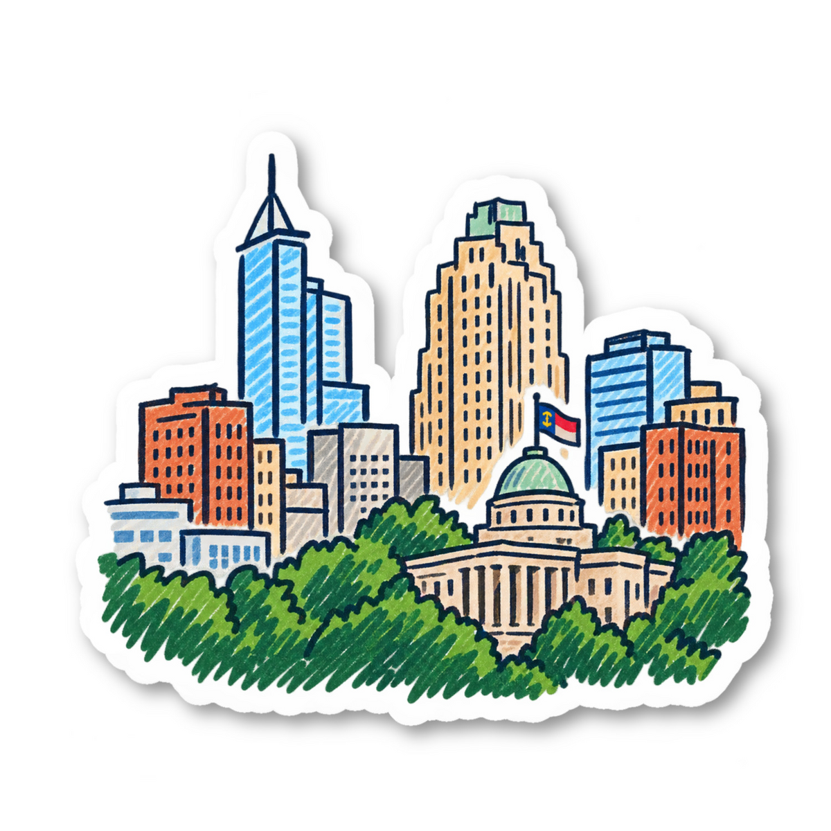 Raleigh Vinyl Sticker