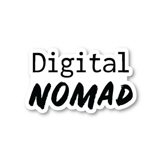 Digital Nomad Vinyl Sticker