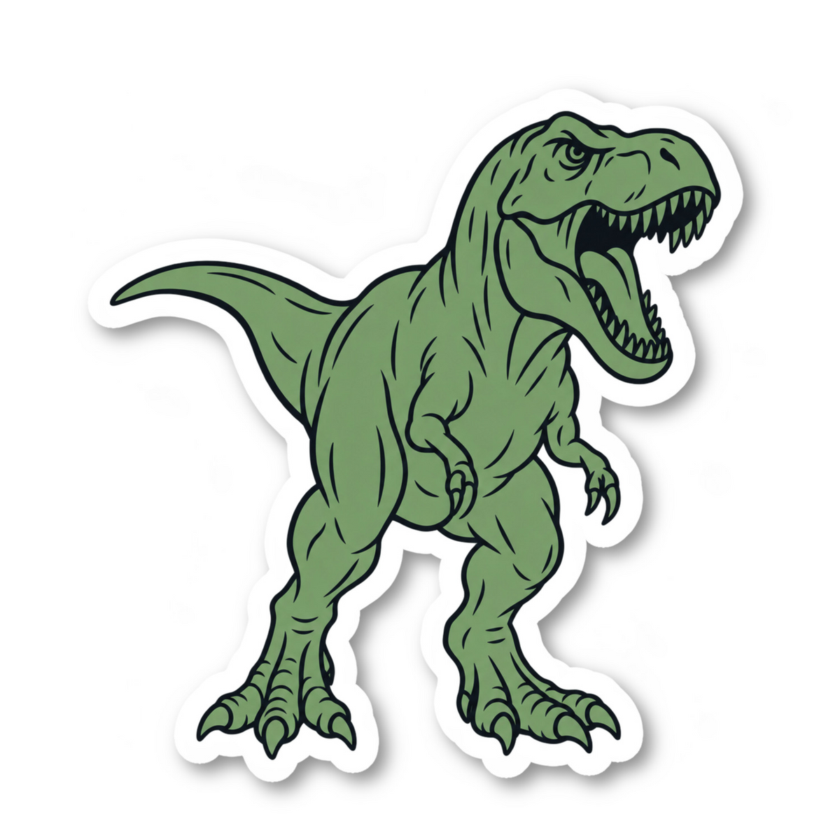 Dinosaur 3 Rex Stickers Vinyl Sticker