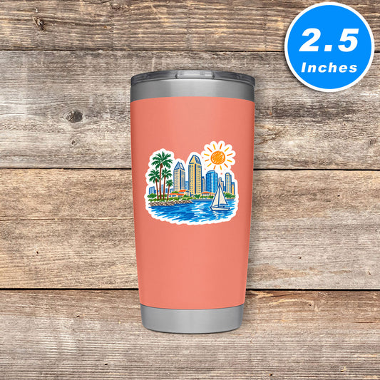 San Diego Vinyl Stickers