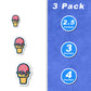 Ice Cream Cone Vinyl Stickers