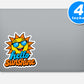 Hello Sunshine Vinyl Sticker Vinyl Stickers