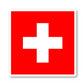 Switzerland Swiss Flag Vinyl Sticker