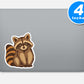 Raccoon Stickers Vinyl Stickers