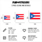 Puerto Rican Vinyl Stickers