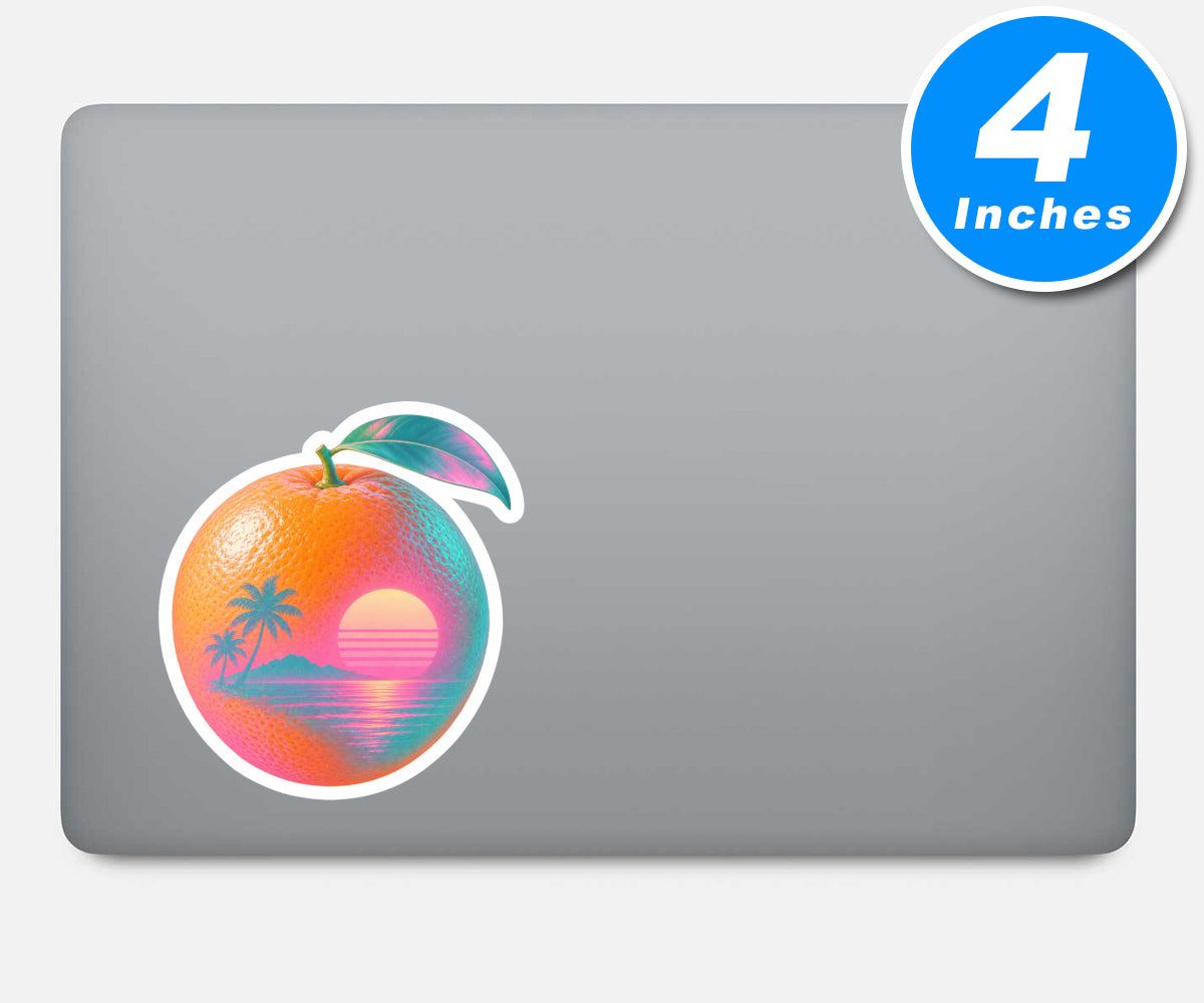 Orange Stickers Vinyl Stickers