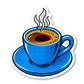 Pero First Cafecito Sticker Vinyl Sticker