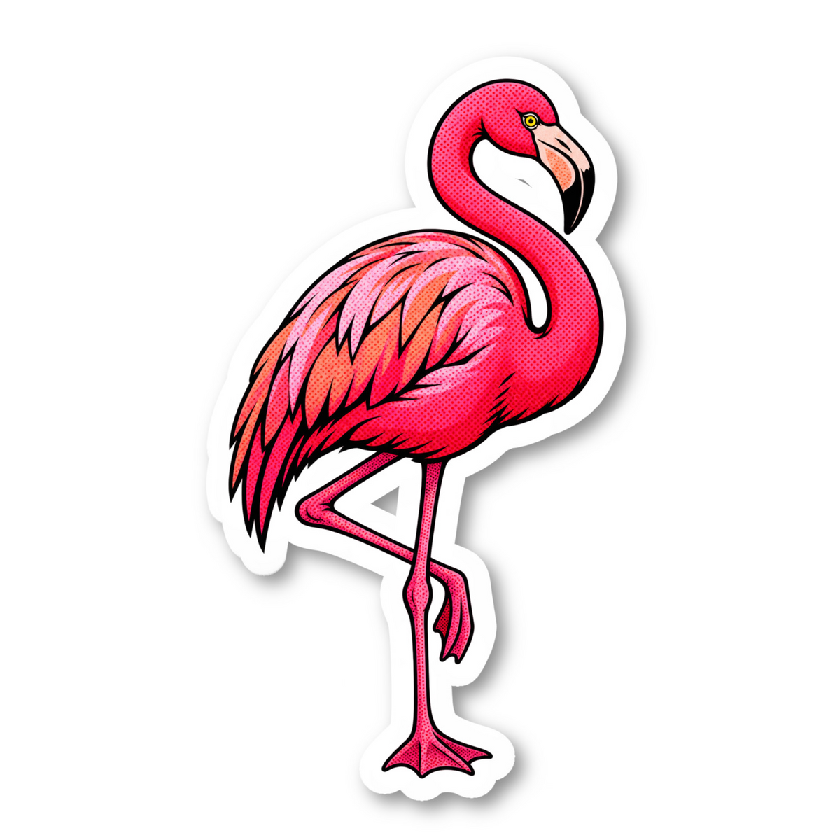 Flamingo Decals Vinyl Sticker