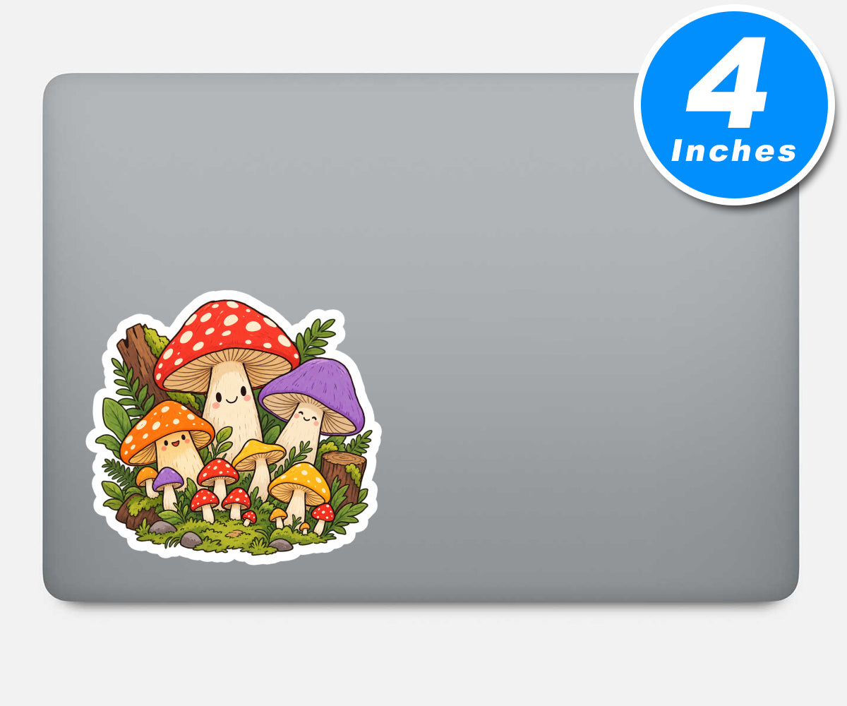 Cute Mushroom Forest Stickers Vinyl Stickers