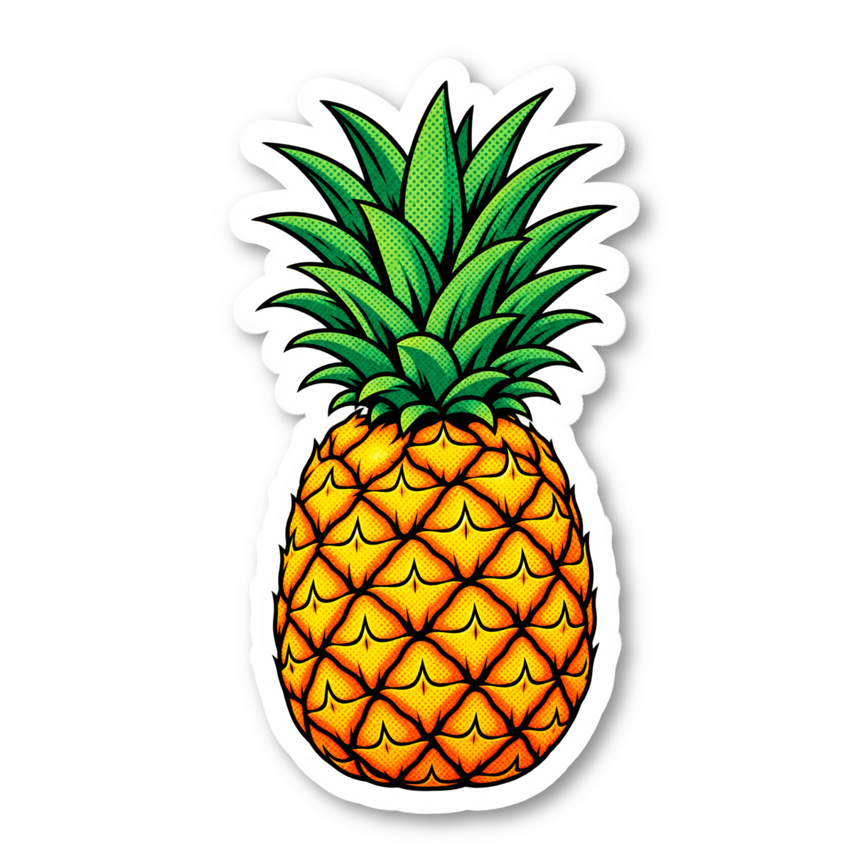 Pineapple Decal Vinyl Sticker
