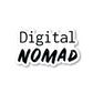 Digital Nomad Vinyl Sticker