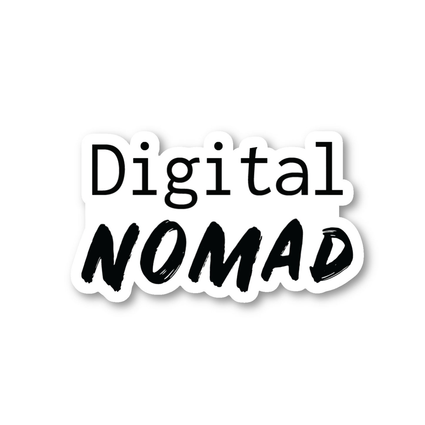 Digital Nomad Vinyl Sticker