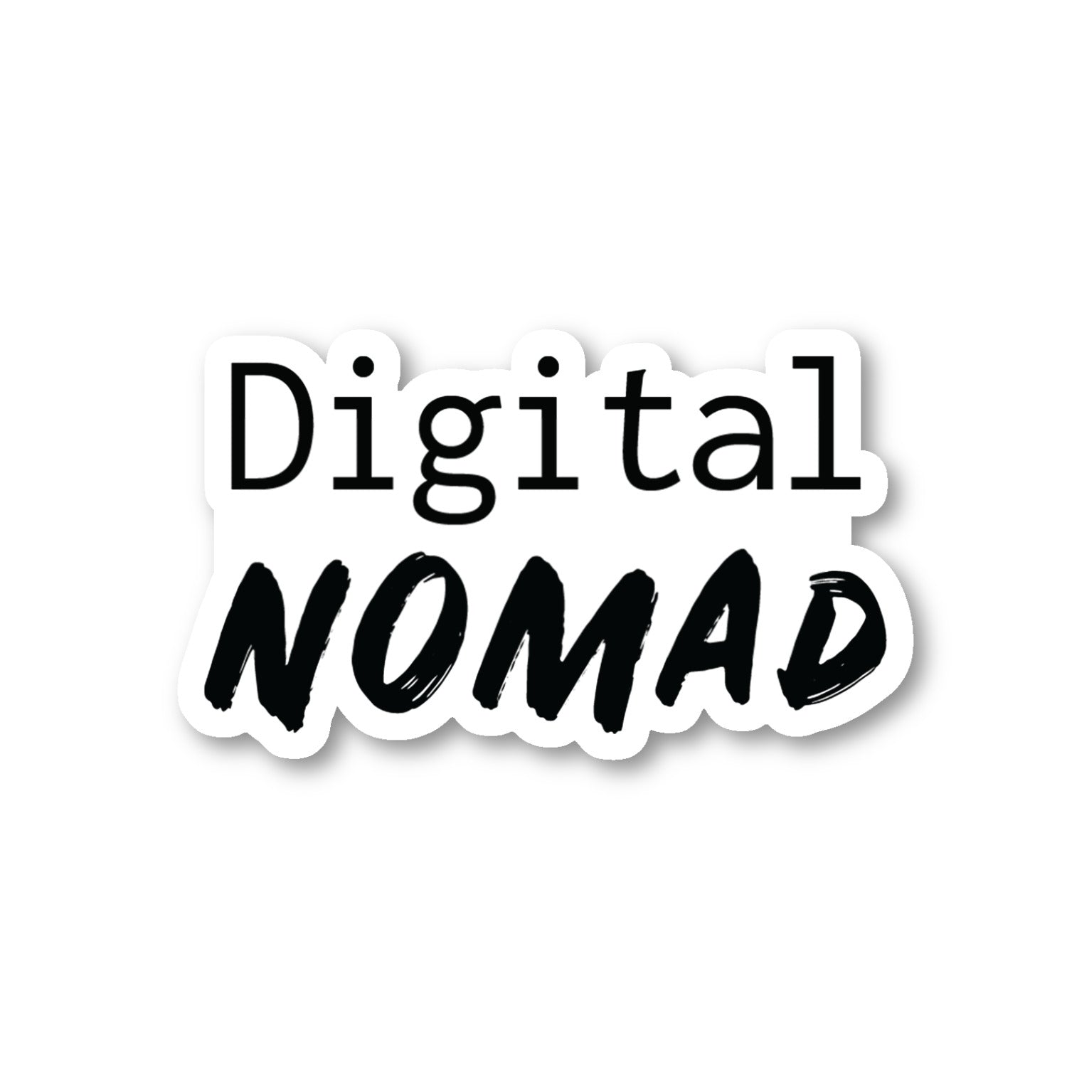 Digital Nomad Vinyl Sticker