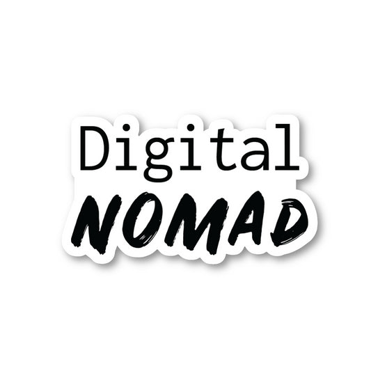 Digital Nomad Vinyl Sticker