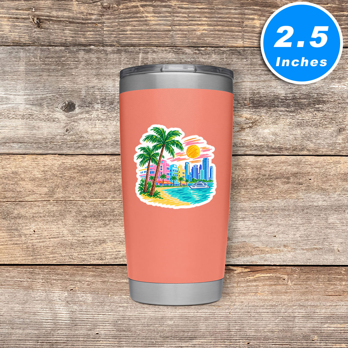 Miami Vinyl Stickers