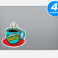 Necesito Un Cafecito Sticker Vinyl Stickers