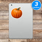 Pumpkin Style Vinyl Stickers