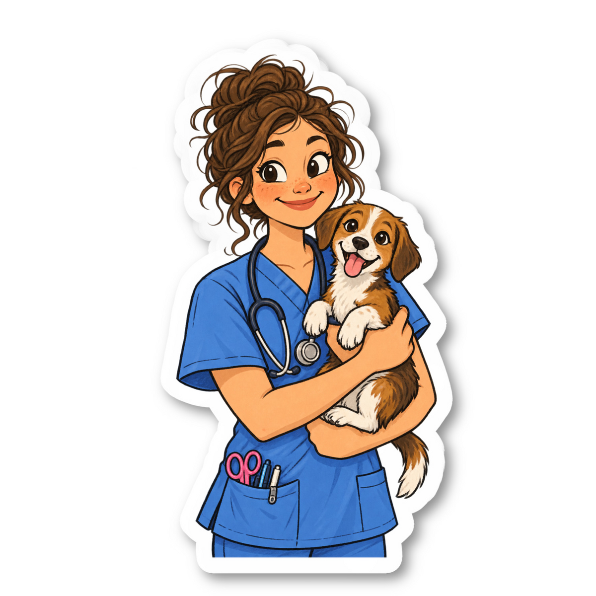 Vet Tech Vinyl Sticker
