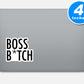 Boss Bitch Vinyl Stickers