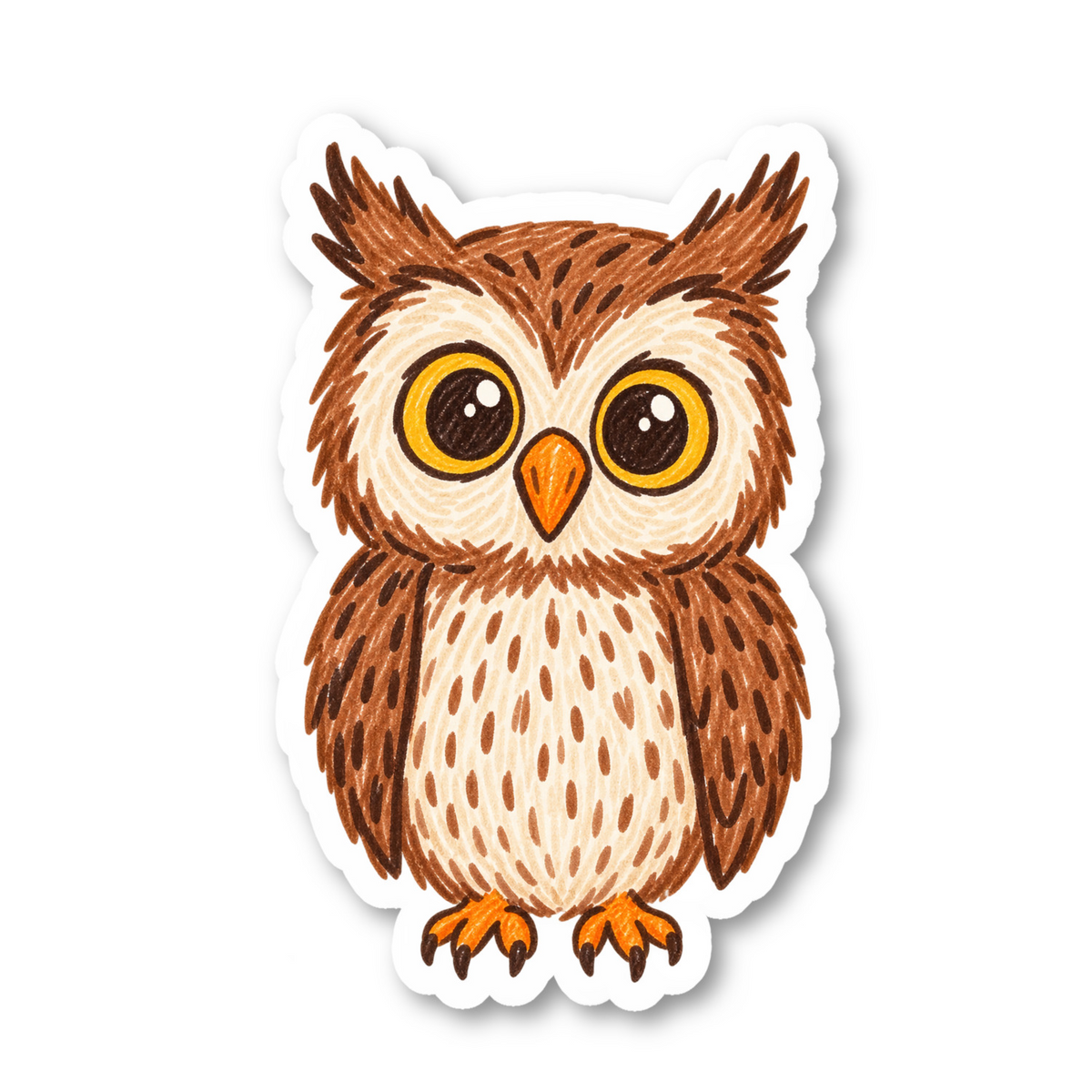 Owl Stickers Vinyl Sticker