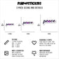 Peace Vinyl Stickers