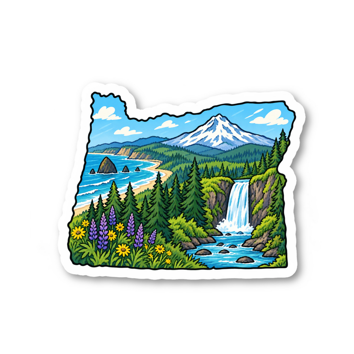 Oregon Vinyl Sticker