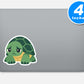 Sad Turtle Vinyl Stickers