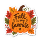Fall Quotes Vinyl Sticker