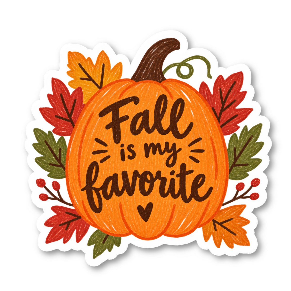 Fall Quotes Vinyl Sticker