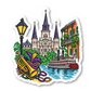 New Orleans Vinyl Sticker