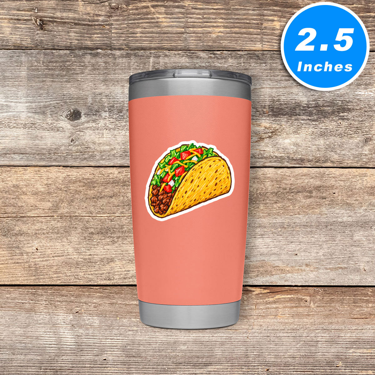 Latin Food Vinyl Stickers