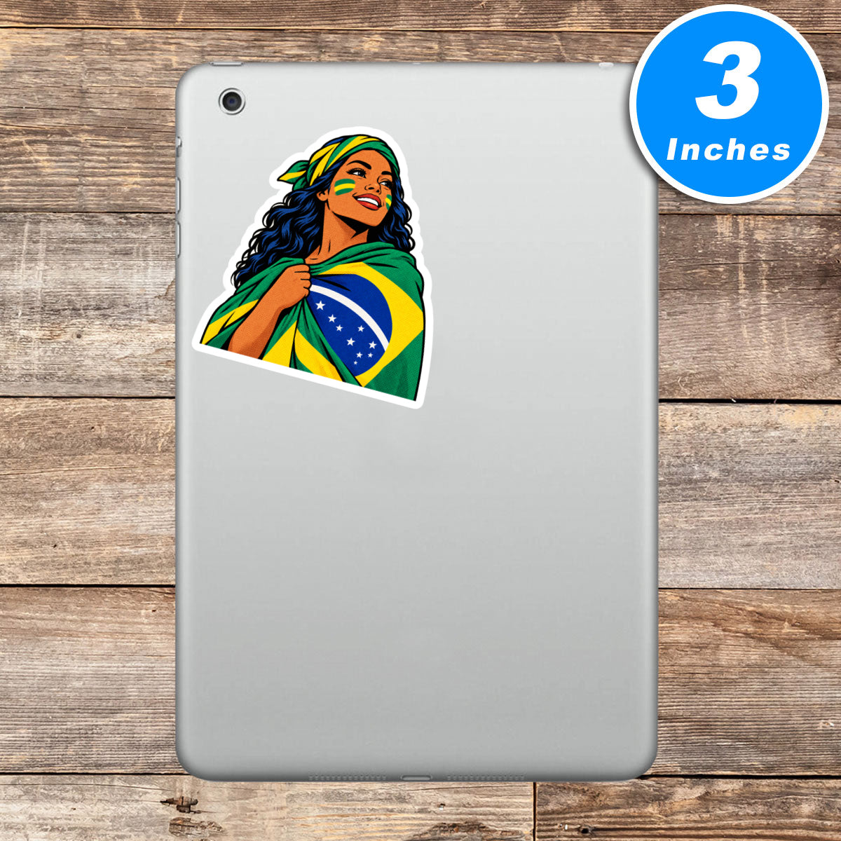 Brazilian Pride Stickers Vinyl Stickers