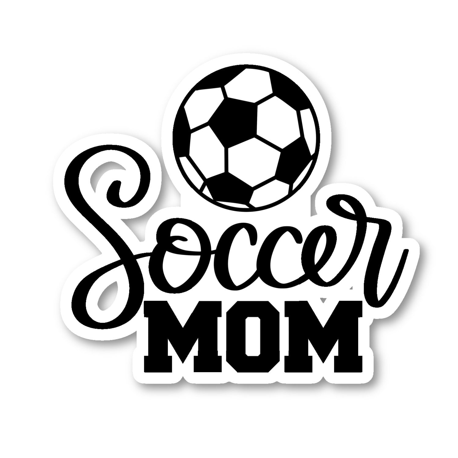 Soccer Mom Vinyl Sticker