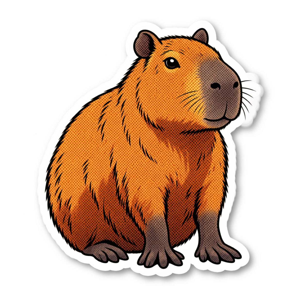 Capybara Stickers Vinyl Sticker