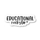 Teacher Educational Rockstar Vinyl Sticker