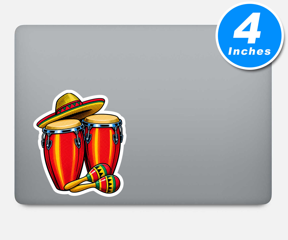 Latin Music Vinyl Stickers