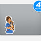 Vet Tech Vinyl Stickers