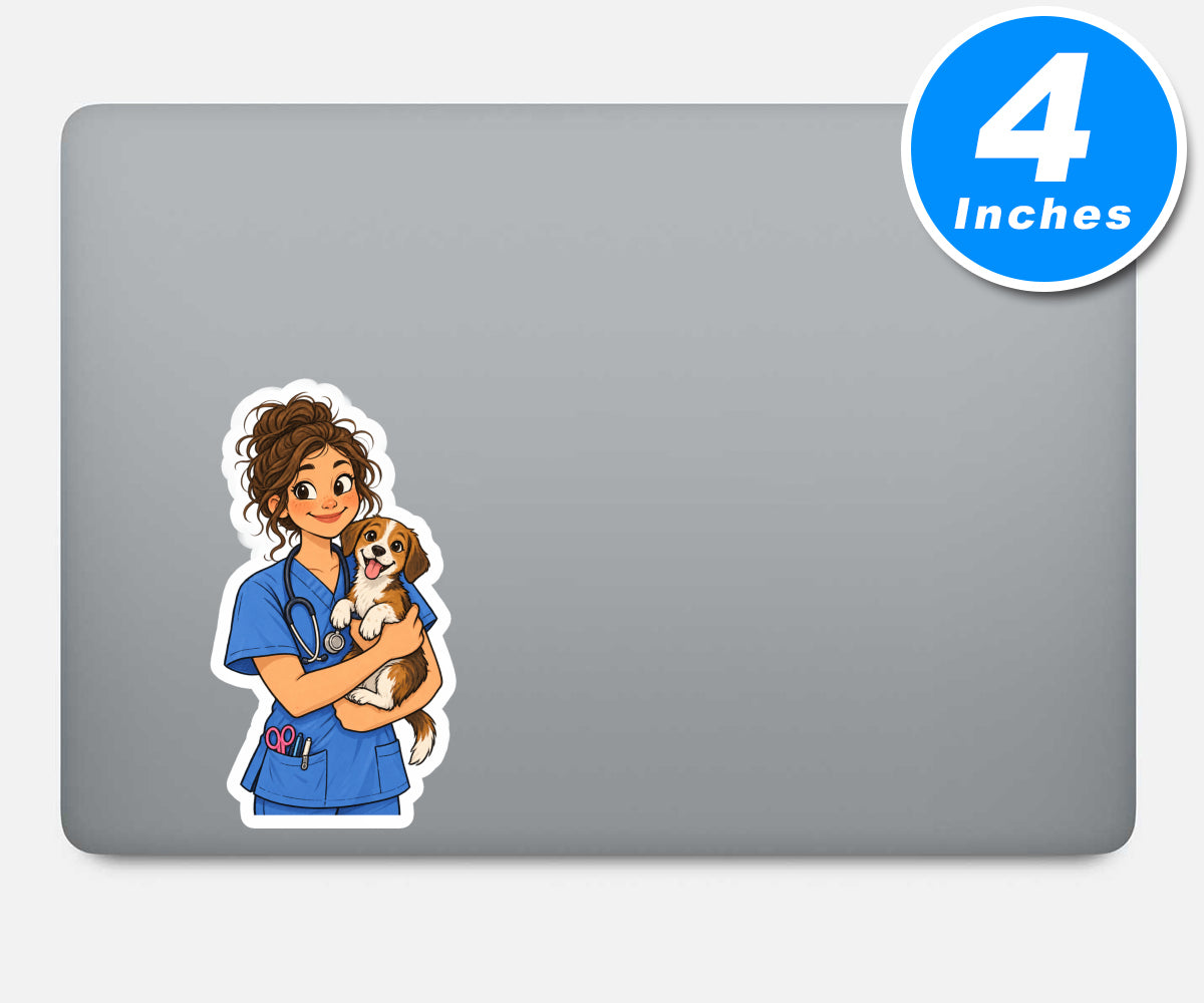 Vet Tech Vinyl Stickers