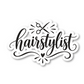 Hairstylist Vinyl Sticker